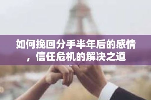 如何挽回分手半年后的感情，信任危机的解决之道