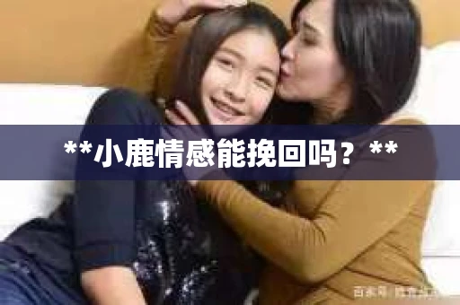 **小鹿情感能挽回吗？**