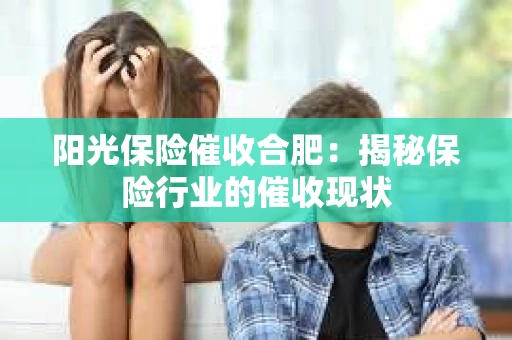 阳光保险催收合肥：揭秘保险行业的催收现状