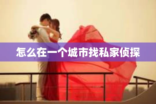 怎么在一个城市找私家侦探