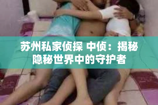 苏州私家侦探 中侦：揭秘隐秘世界中的守护者