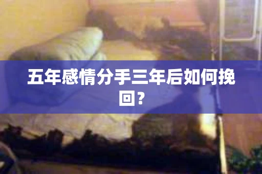五年感情分手三年后如何挽回？