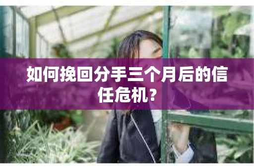 如何挽回分手三个月后的信任危机？