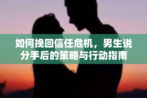 如何挽回信任危机，男生说分手后的策略与行动指南