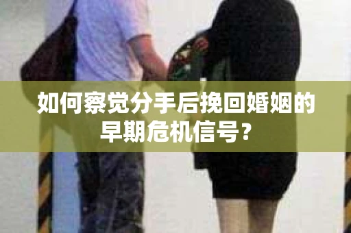如何察觉分手后挽回婚姻的早期危机信号？