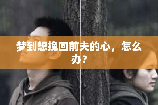 梦到想挽回前夫的心，怎么办？